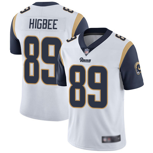 Los Angeles Rams Limited White Men Tyler Higbee Road Jersey NFL Football #89 Vapor Untouchable